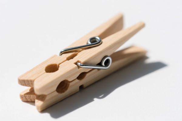 Outdoor Wooden Clothespins (Spring