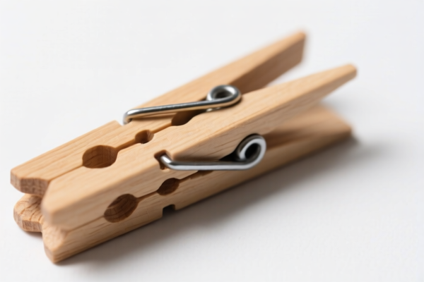 Household Wooden Clothespins