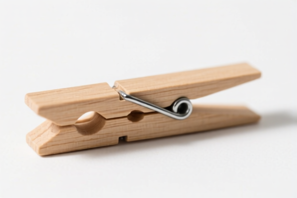 Household Wooden Clothespins