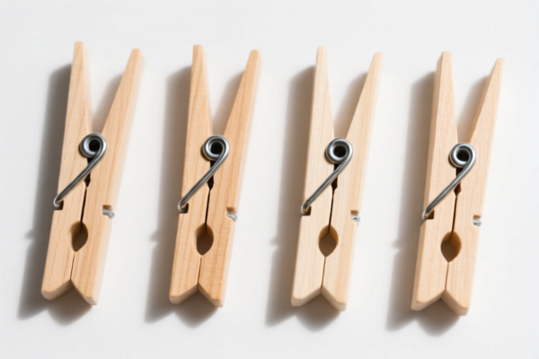 Household Wooden Clothespins
