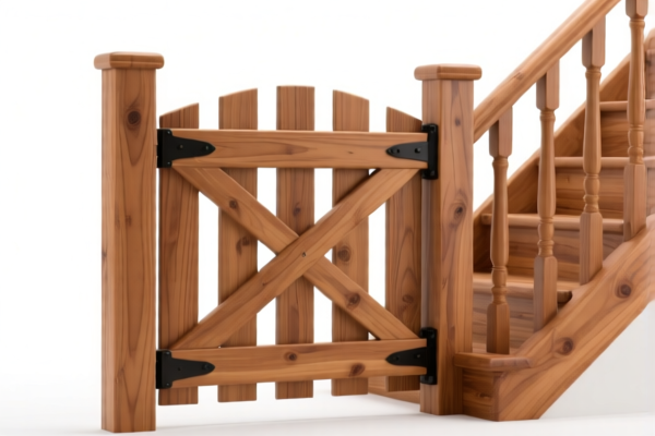 Wooden Stair Gate
