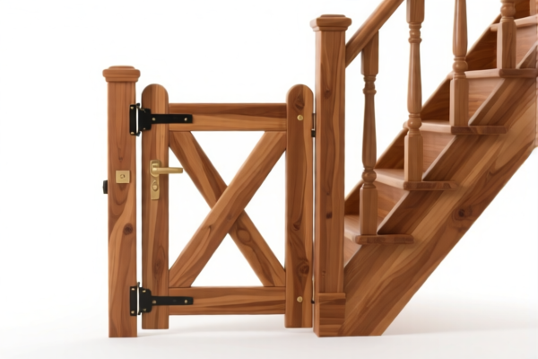 Wooden Stair Gate
