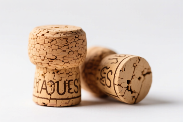Natural Cork Stoppers for Beverage Bottles