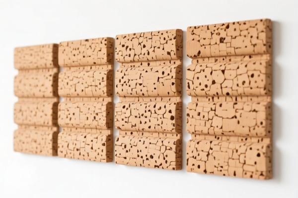 Natural Cork Wall Background Panels