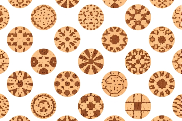Natural Cork Wallcoverings (Patterned)