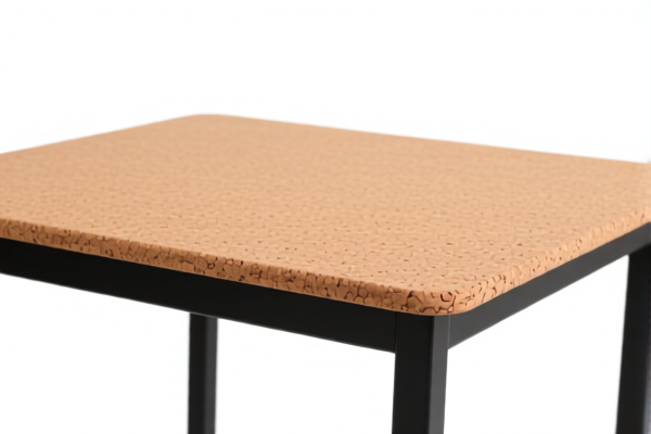 Cork backing for table