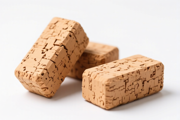 Cork bricks