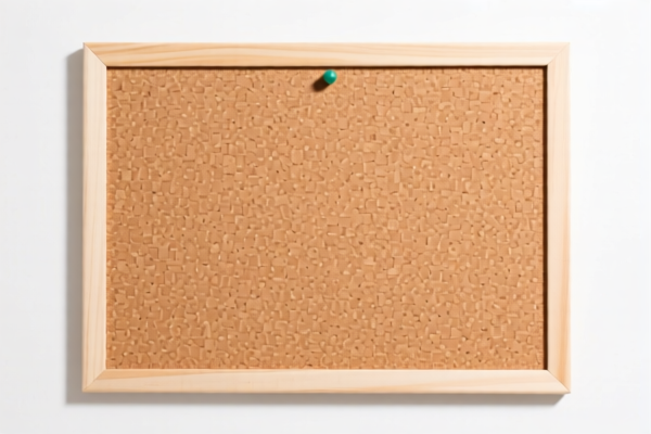 Cork bulletin board