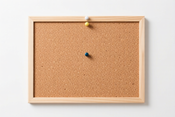 Cork bulletin board