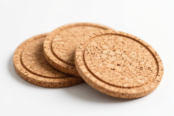 Cork coasters set