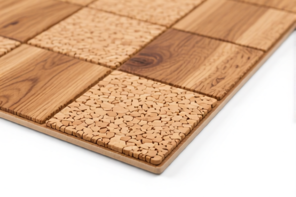 Cork flooring tiles