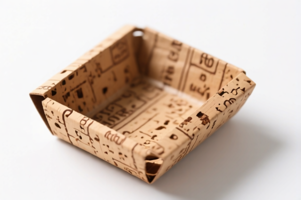 Cork packaging material