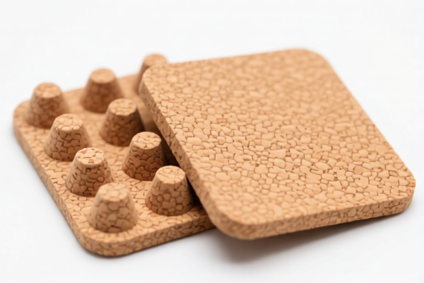 Cork sound damping pads