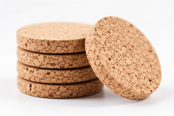 Cork sound damping pads