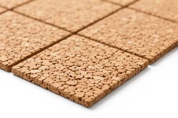 Agglomerated Cork Floor Tiles with Binder