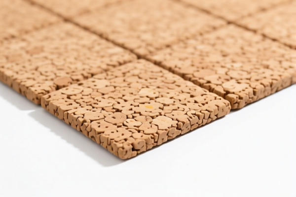 Agglomerated Cork Floor Tiles with Binder