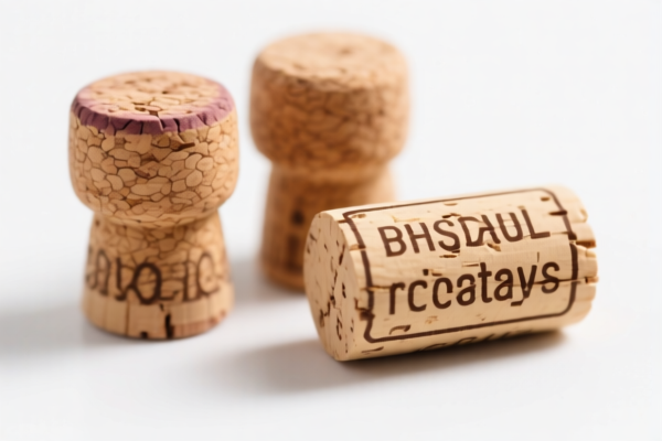 Pharmaceutical cork stoppers