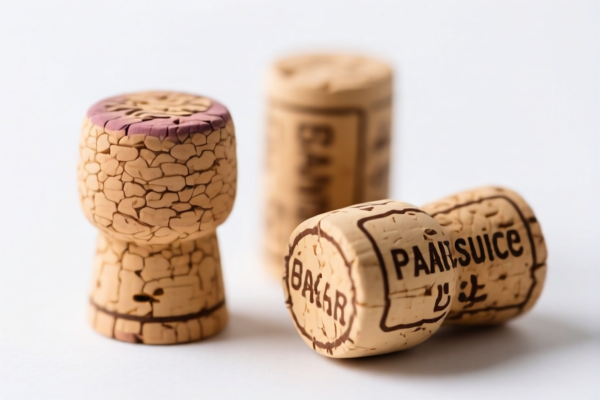 Pharmaceutical cork stoppers