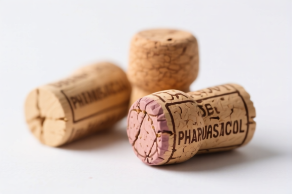 Pharmaceutical cork stoppers