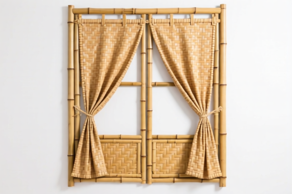 Bamboo woven door curtains