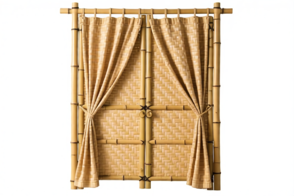 Bamboo woven door curtains