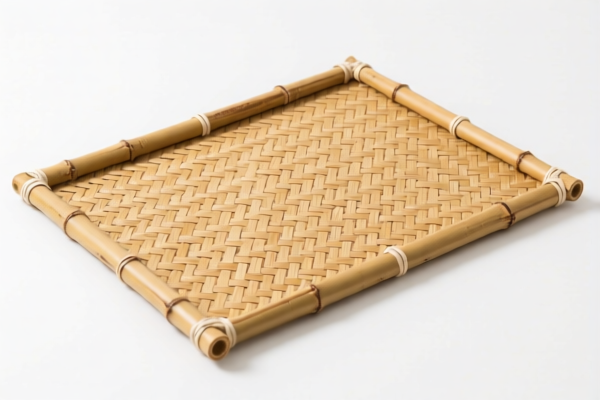 Bamboo woven floor mats