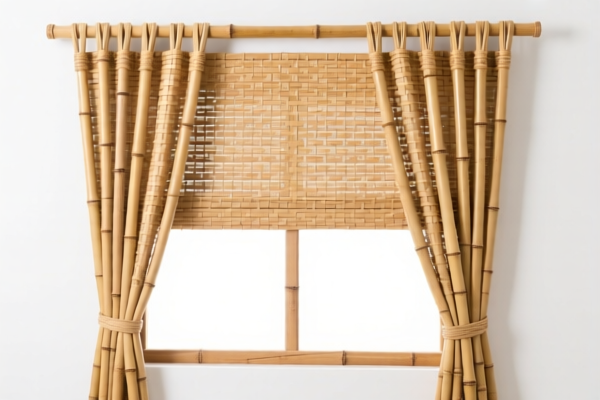 Bamboo woven window curtains