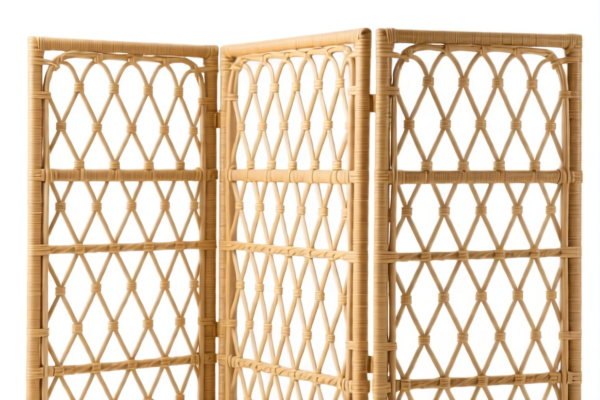 Woven Rattan Screen