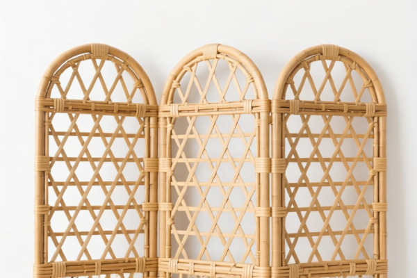 Woven Rattan Screen