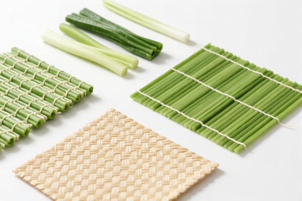 Partly Assembled Vegetable Fiber Mats