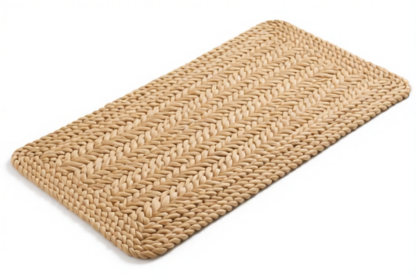 Rectangular Vegetable Fiber Woven Rugs