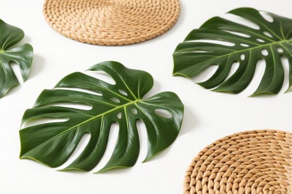 Palm Leaf Woven Floor Mats