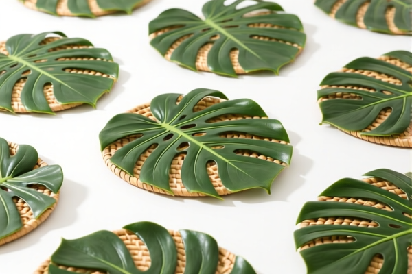 Palm Leaf Woven Floor Mats