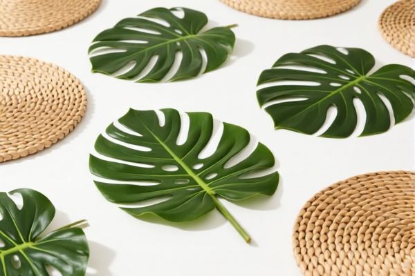 Palm Leaf Woven Floor Mats