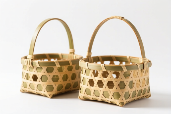 Bamboo woven carry baskets, other