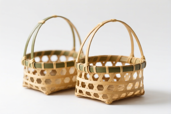 Bamboo woven carry baskets, other