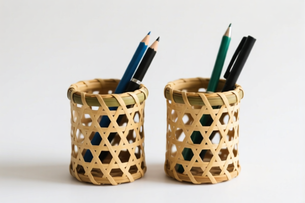 Bamboo woven pen holders, other