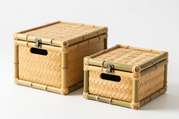 Bamboo woven storage boxes, other