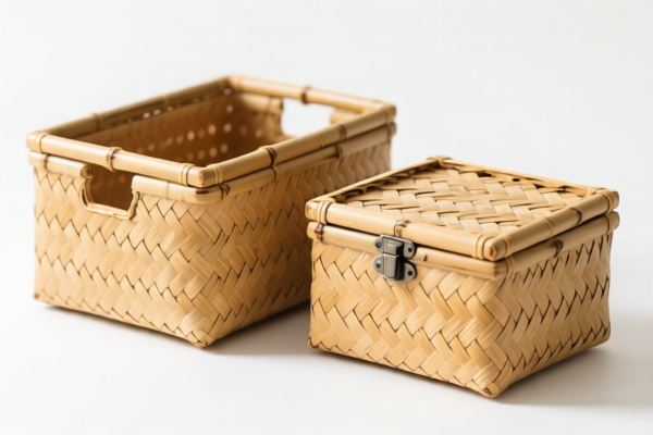Bamboo woven storage boxes, other