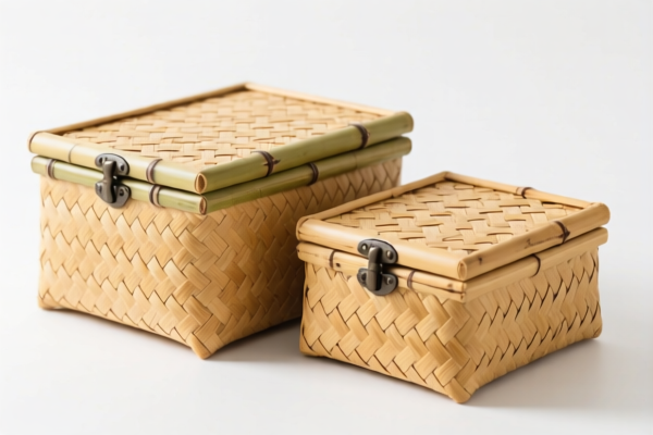 Bamboo woven storage boxes, other