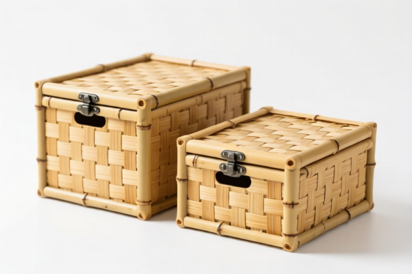 Bamboo woven storage boxes, other