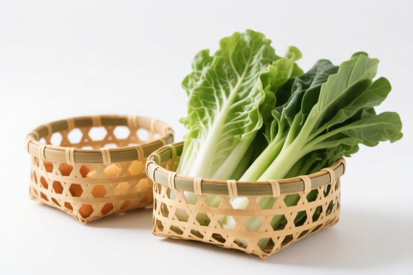 Bamboo woven vegetable baskets, other