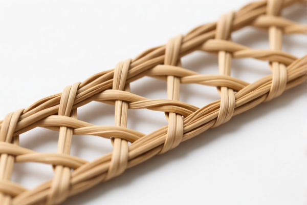 Rattan Webbing with Natural Finish