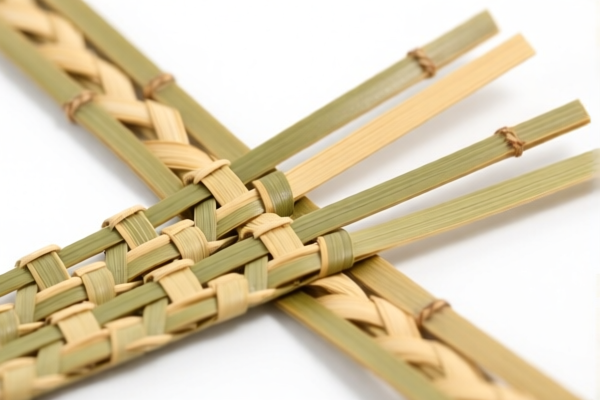 Bamboo plaiting strips