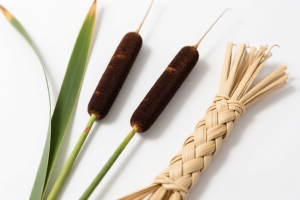 Cattail plaiting products