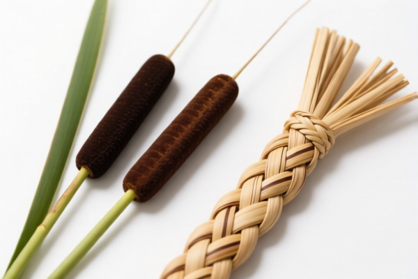 Cattail plaiting products