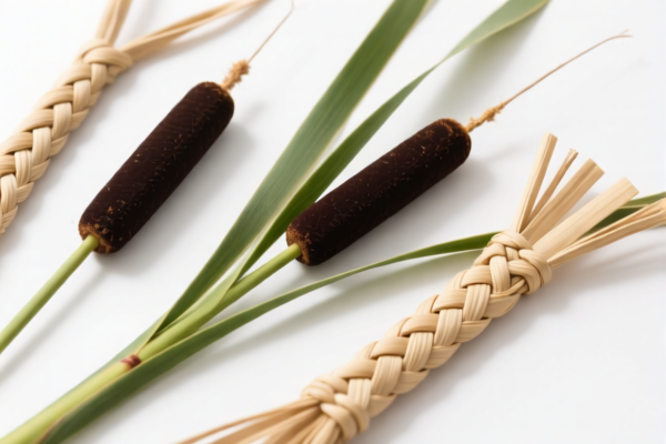 Cattail plaiting products