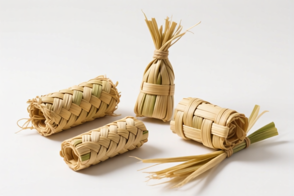 Corn husk plaiting products