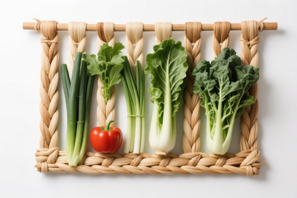 Other vegetable materials plaiting curtain