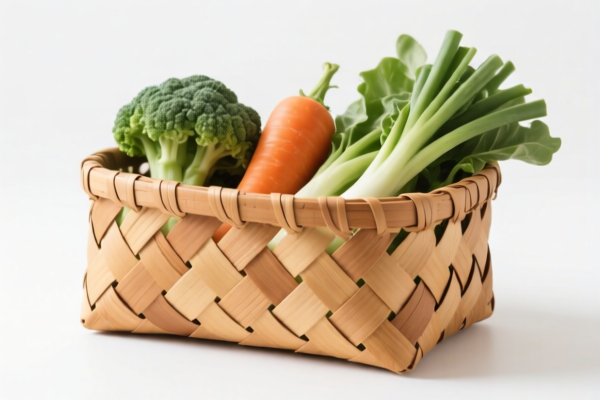Other vegetable materials plaiting storage basket